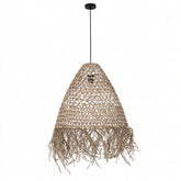 CHANDELIER HX2479A 1XE27 SEAGRASS LAMPSHADE (TEKLED)