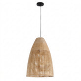 CHANDELIER HX2713 1XE27 BAMBOO LAMPSHADE (TEKLED)