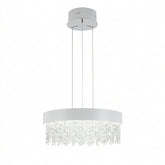 CRYSTAL CHANDELIER LIGHT Q3606 3CCT WHITE D500MM (TEKLED)