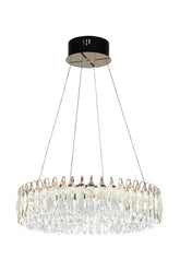 CRYSTAL CHANDELIER LIGHT Q3612 3CCT GOLD D600MM (TEKLED)