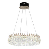 CRYSTAL CHANDELIER LIGHT Q3612 3CCT GOLD D600MM (TEKLED)
