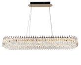 CRYSTAL CHANDELIER LIGHT Q3612 3CCT GOLD L1200XW350MM (TEKLED)