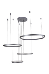 LED PENDANT LAMP DRAK GREY P02052 120W 4000K (TEKLED)