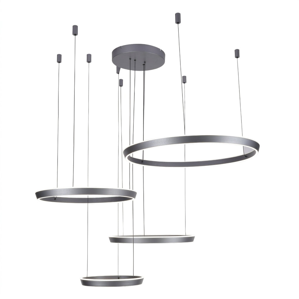 LED PENDANT LAMP DRAK GREY P02052 120W 4000K (TEKLED)