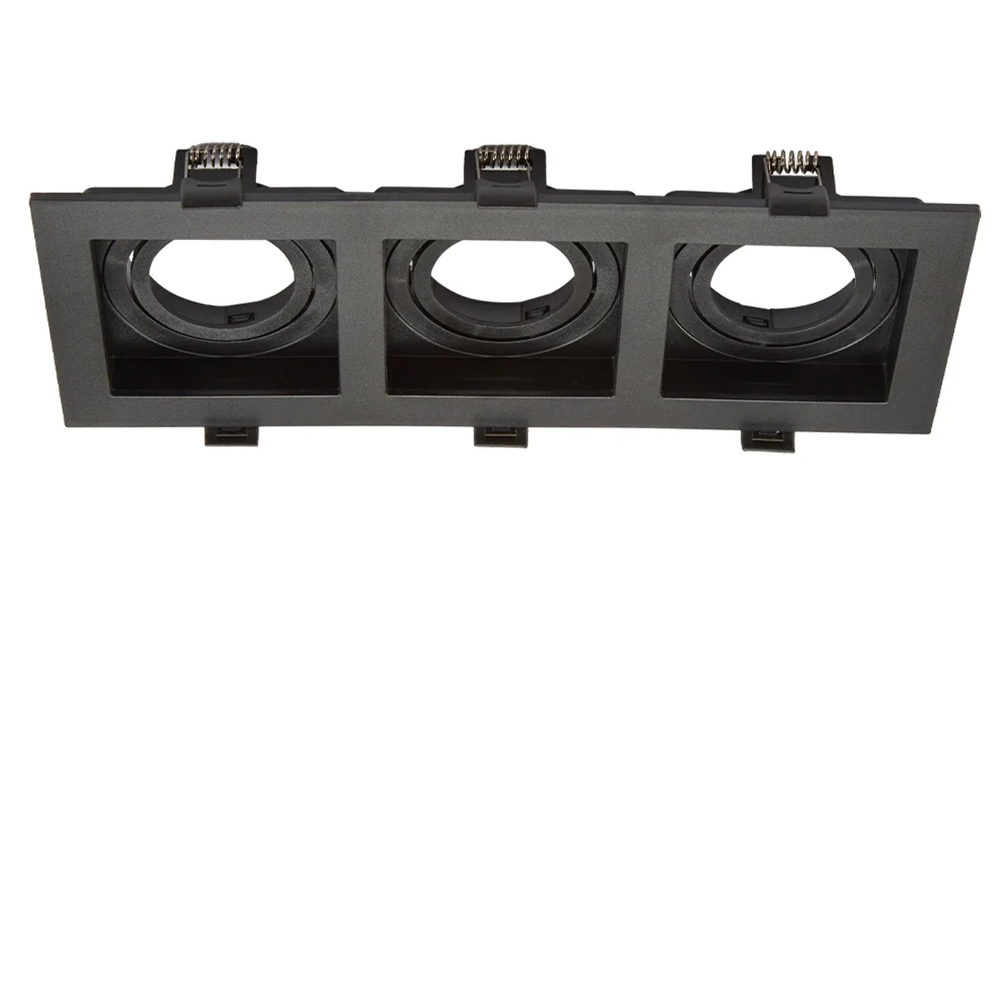 Polycarbonate Rectangle Grill Tilt Recessed Downlight GU10