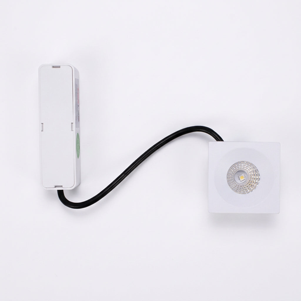 SQUARE LED DOWNLIGHT FS01 WHITE 2W 4000K (TEKLED)