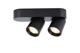 LED DOWNLIGHT FS11 BLACK 2X7W 3CCT (TEKLED)