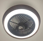 LED FAN LAMP LYF6861 DEEP WOODEN 36W 3CCT D500 (TEKLED)