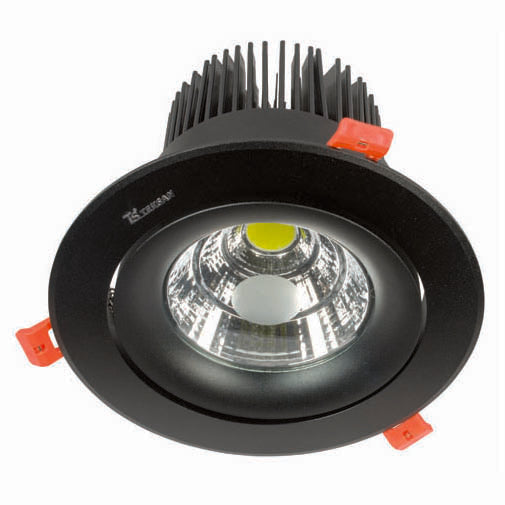 DOWNLIGHT LED 628B 40W BLACK 5000K(TS)