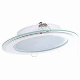 DL LED GLASS ROUND PANEL 12W 3000K (TS)