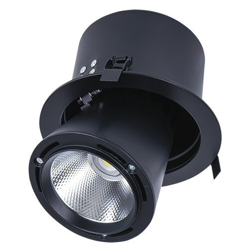 DOWNLIGHT LED LS-DK908 40W BLACK 5700K(TS)