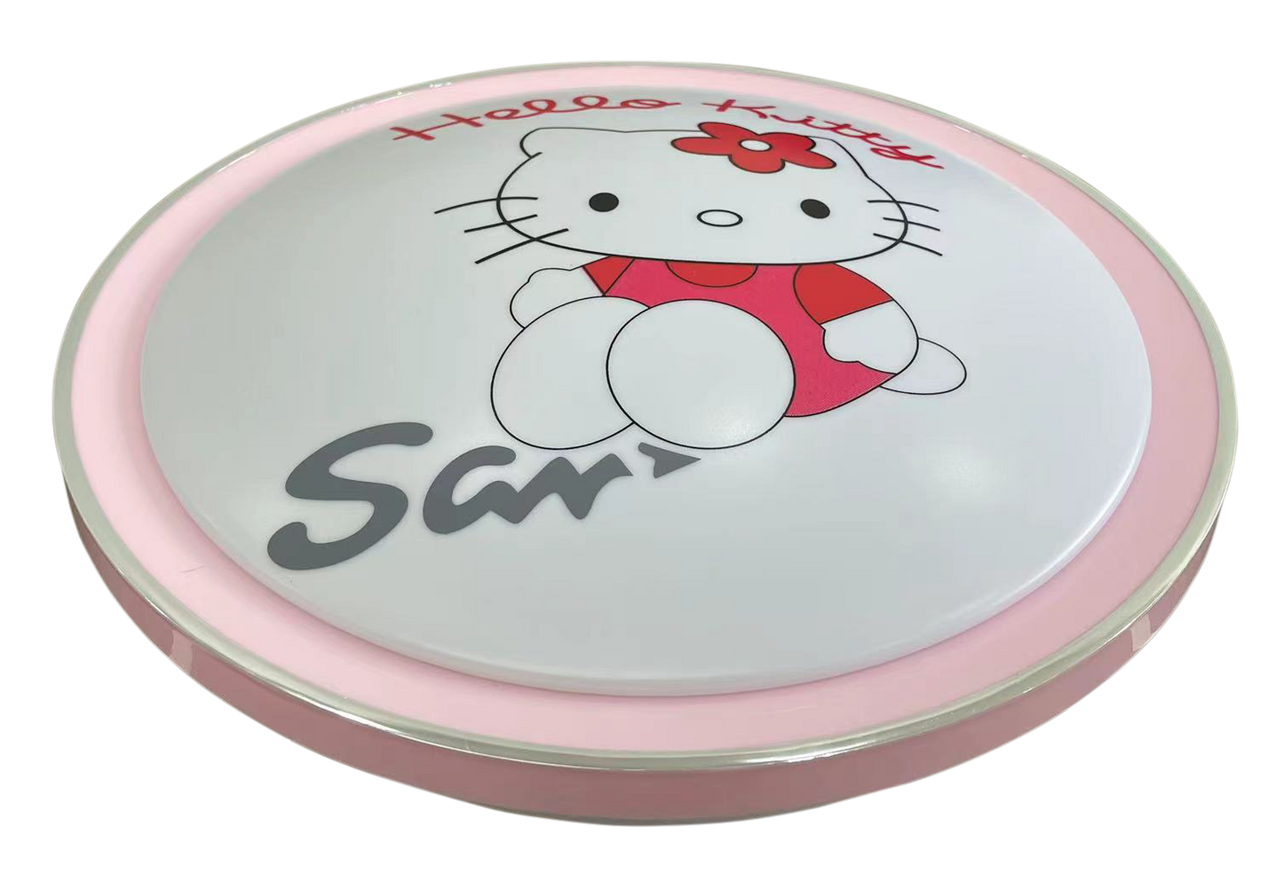 KITTY LED FLUSH CEILING LIGHT PINK D400