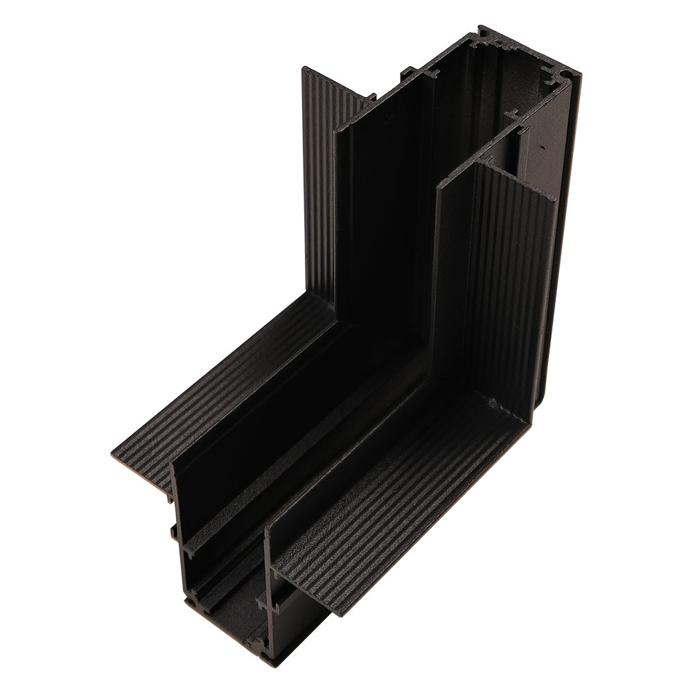 Aluminum Prof for Magnetic RECESSED Black Dikey L Connec