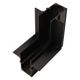 Aluminum Prof for Magnetic RECESSED Black Dikey L Connec