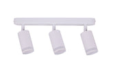 ADJUSTABLE GU5.3 SPOTLIGHT 3 WAY WHITE(TEKLED)