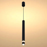 Slim Cylindrical LED Pendant Light - 7W, 4000K Cool White, IP20