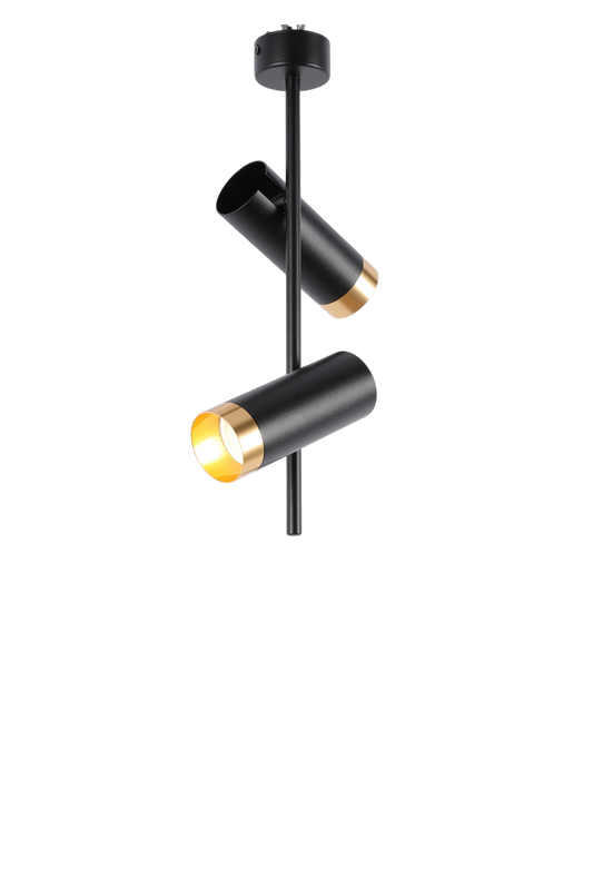 SPOT LIGHT M01 ALU GU10 SAND BK+GD (TEKLED)