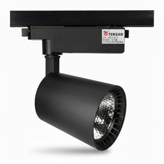 LED D72 CONICAL 10W BLACK TRACKLIGHT (TEKLED)