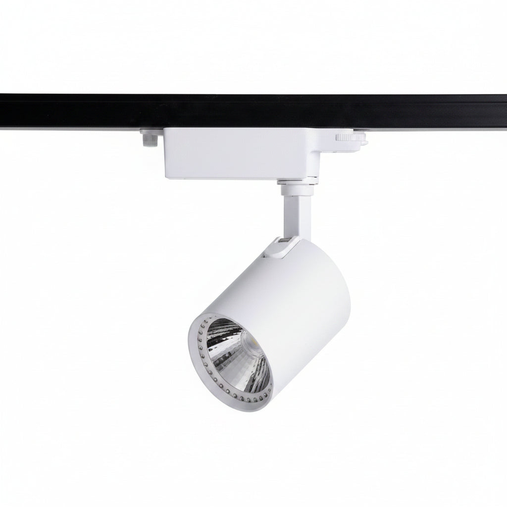 LED D70 CYLINDER 10W WHITE TRACKLIGHT (TEKLED)