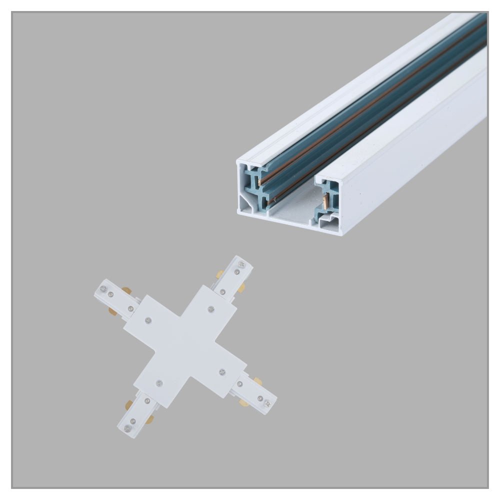 Connector for Track for 3 Conductor Tracklight adaptors