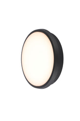 LED WALL LAMP BLACK M008 18W 3000K IP65 (TEKLED)