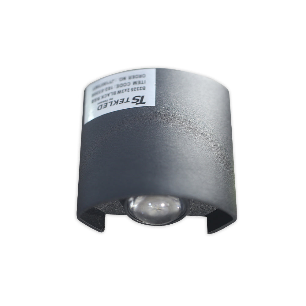 B2325 2X3W BLACK RGB (TEKLED)