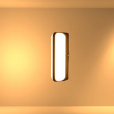LED Plastic Black Modern Outdoor Wall Light