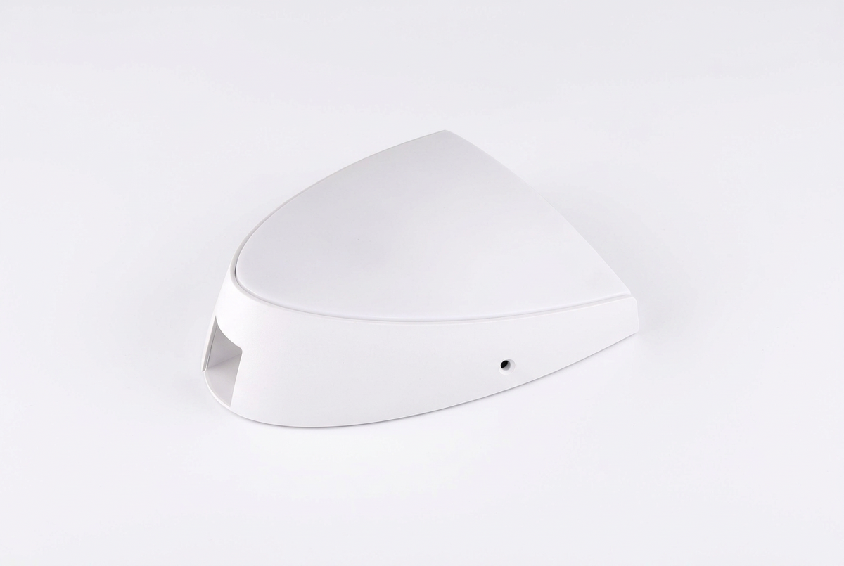 Semi-ellipse Plastic White ModernLED Outdoor Wall Light 24W Cool White (TEKLED)