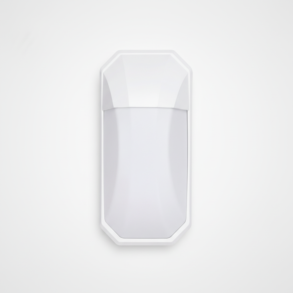 White PlasticLED Outdoor Wall Light Cool White (TEKLED)