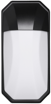 Black PlasticLED Outdoor Wall Light 24W Warm White (TEKLED)