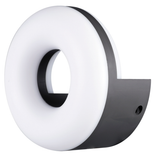 Bagel Plastic Ring ModernLED Outdoor Wall Light 20W Black Cool White (TEKLED)