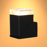 Rotatable Cube 1 way OutdoorLED Wall Light 5W Black