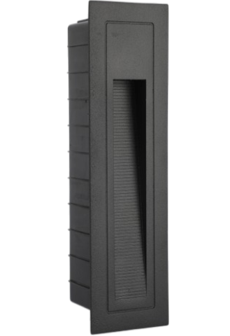 LED Outdoor Wall Light D705LS Black 5W 3000K IP54 (TEKLED)