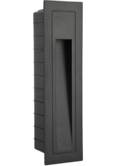 LED Outdoor Wall Light D705LS Black 5W 3000K IP54 (TEKLED)