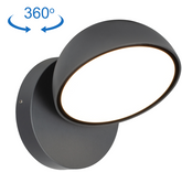 Black LED Outdoor Wall Light W1571 20W 3000K IP65(TEKLED)