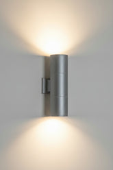 LED B250-2 2X10W COB GREY 3000K (TT)