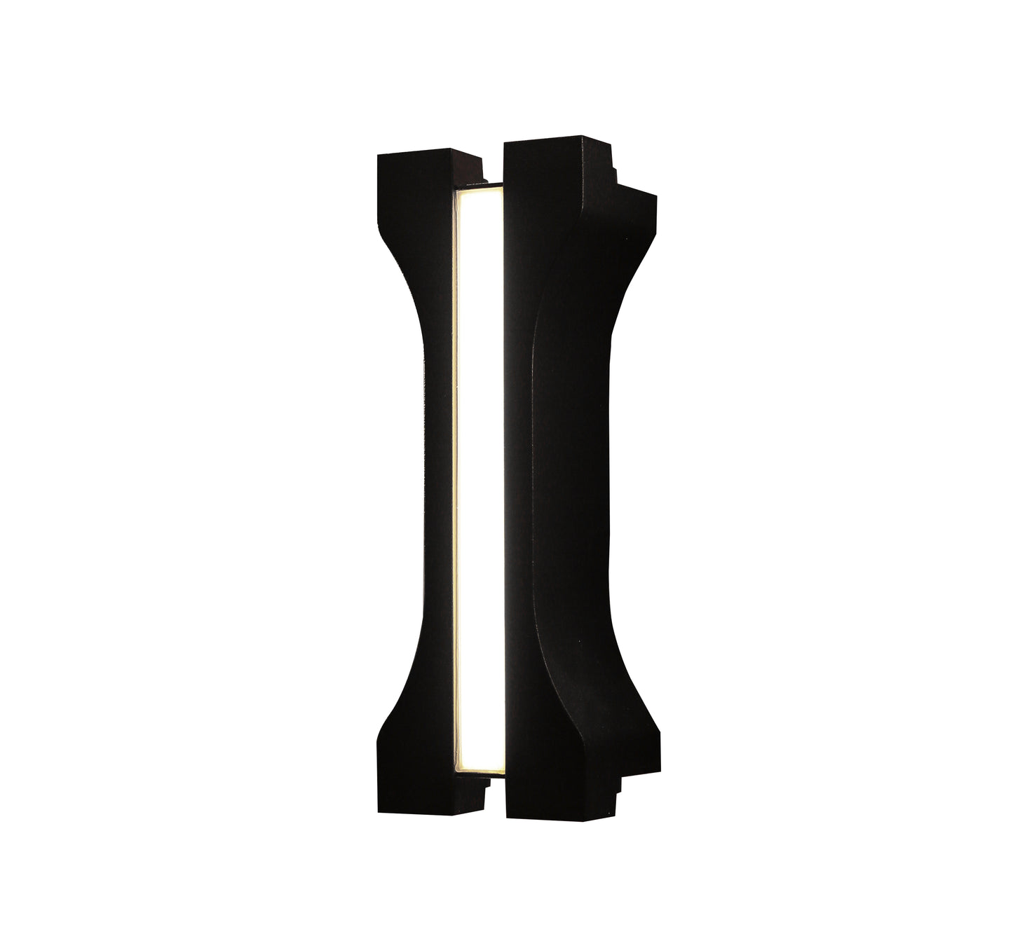 MODERN LED HOURGLASS UP DOWN OUTDOOR WALL LIGHT