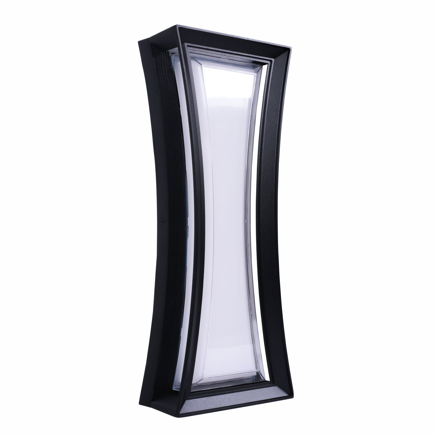 HOURGLASS LED WALL LIGHT BLACK 24W 3000K MEDIUM (TEKLED)