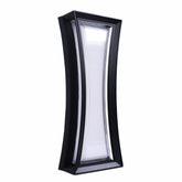 HOURGLASS LED WALL LIGHT BLACK 24W 3000K MEDIUM (TEKLED)
