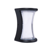 MODERN LED HOURGLASS UP DOWN OUTDOOR WALL LIGHT BL