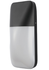 LED Outdoor Wall Light 2027A Black 12W 3000K IP54 (TEKLED)