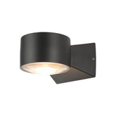 LED Outdoor Wall Light F901 Black 7Wx2 3CCT IP54 (TEKLED)