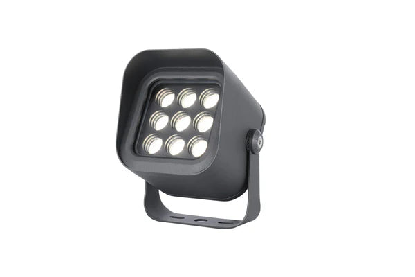 LED FLOOD LIGHT T10 DARK GREY 3000K ANGLE DEGREE 17 (TEKLED)
