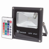 Floodlight LED FD1001x10W RGB BLACK IP65(TS)