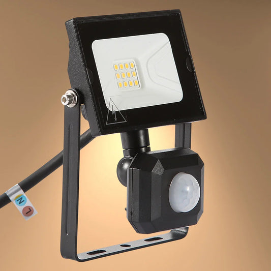 Pegasus Flood Light with PIR Motion Sensor 4000K Cool White IP65