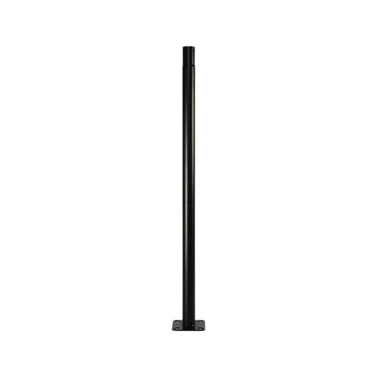 TEKLED 250cm-8.2ft Pole for Solar LED Lamp Post-Top Area Light Black
