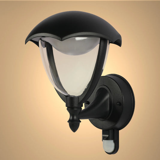 Megan LED Outdoor Lantern Wall Light 6W 3000K Black