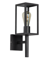 Black Outdoor Wall Light W2103 E27 (TEKLED)