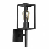 Black Outdoor Wall Light W2103 E27 (TEKLED)