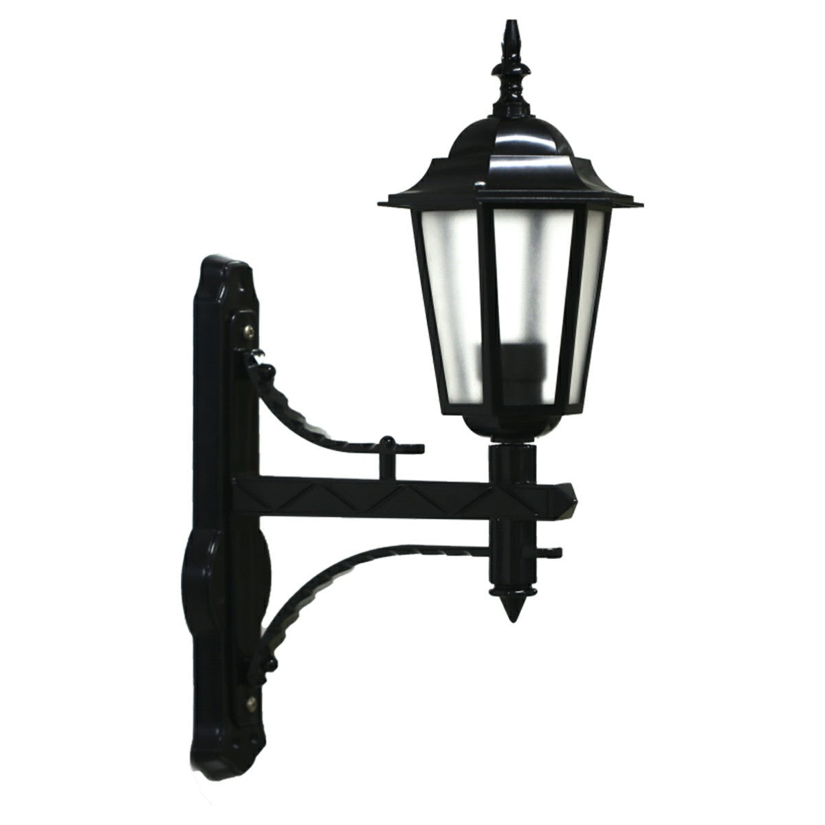 Luminaire ROMA PLASTIC L BLACK wall up (TT-KZ)